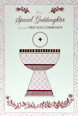 Communion Card - To A Wonderful Goddaughter