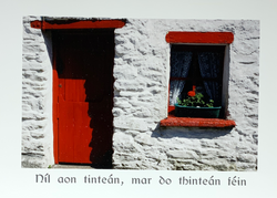 Catherine Dunne Card - There’s No Fireside Like Your Own Fireside