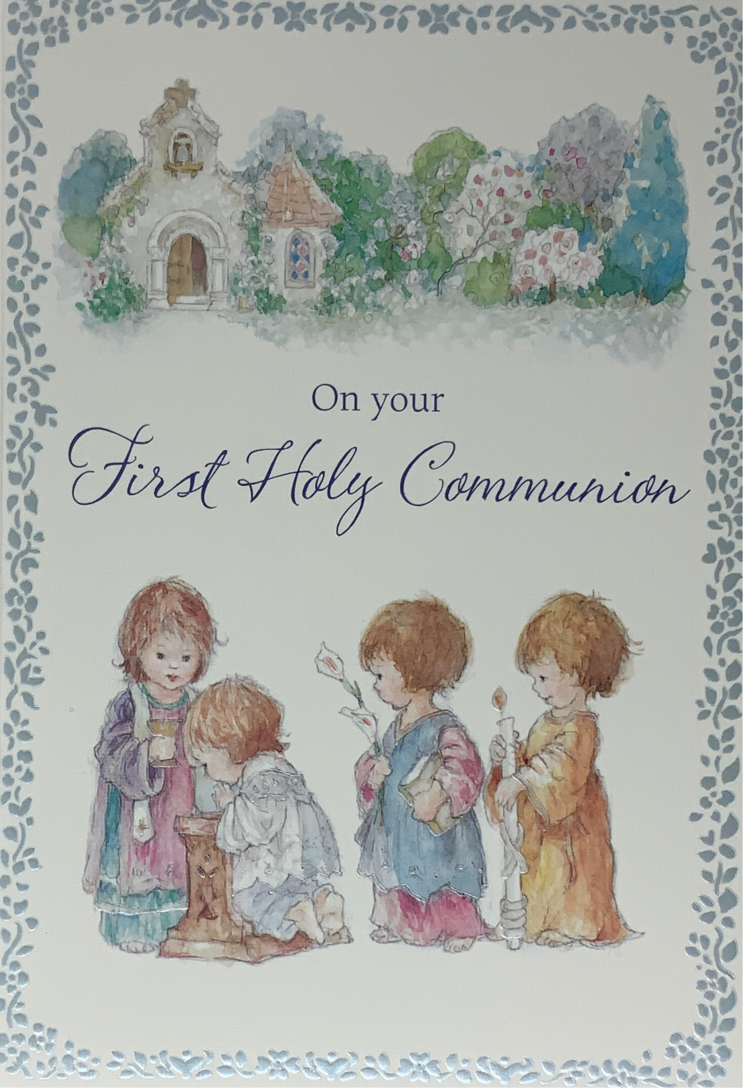 Communion Cards - With Love & Congratulations (Traditional)