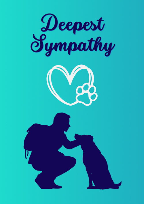 Pet Sympathy Dog Card Personalisation